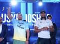 Saudi Arabia will host a second fight between Oleksandr Usyk (l) and Anthony Joshua (r) in August.