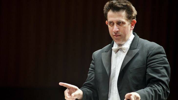 Canberra Syphony Orchestra conductor Nicholas Milton. Photo: Supplied