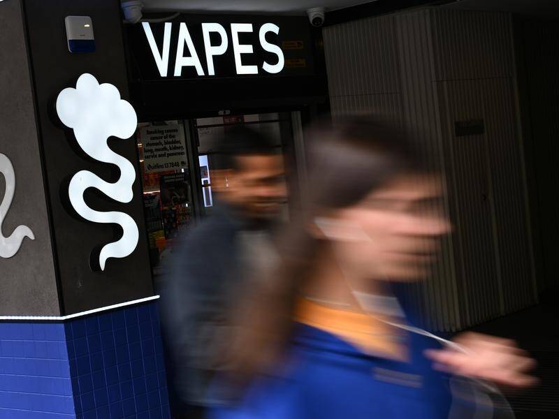 The rapid rise in youth vaping in New Zealand has been a real concern, the health ministry says. (Joel Carrett/AAP PHOTOS)