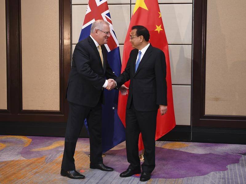 Prime Minister Scott Morrison says talks with China's Premier Li Keqiang were candid, but not stern.