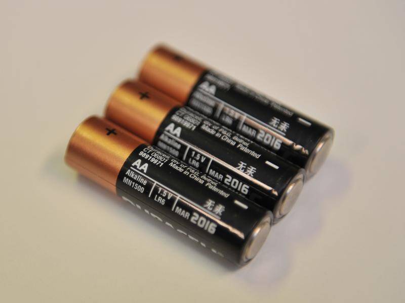 About 810 million AA batteries go to landfill each year.