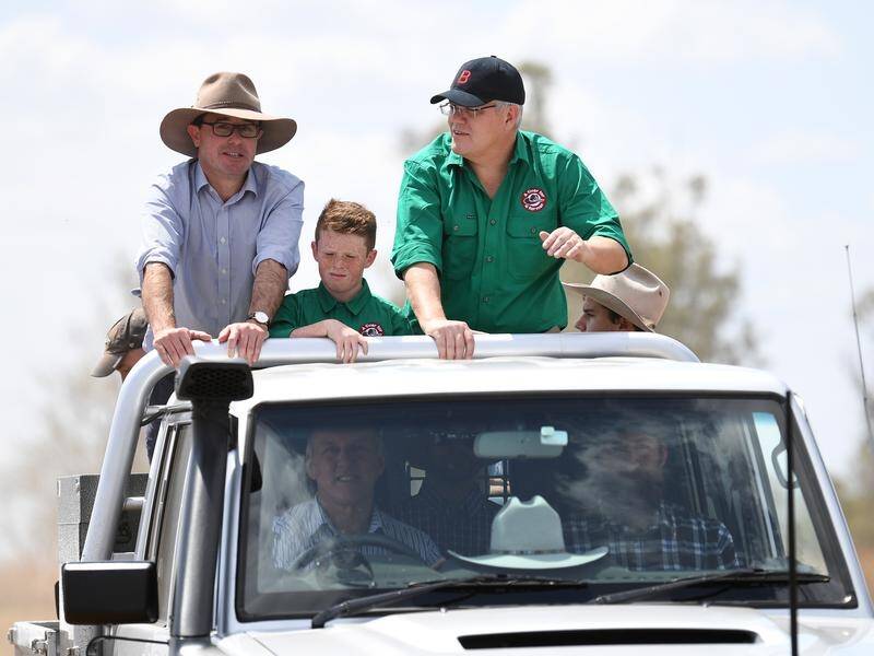 Scott Morrison has announced a drought stimulus package for farmers and small businesses.