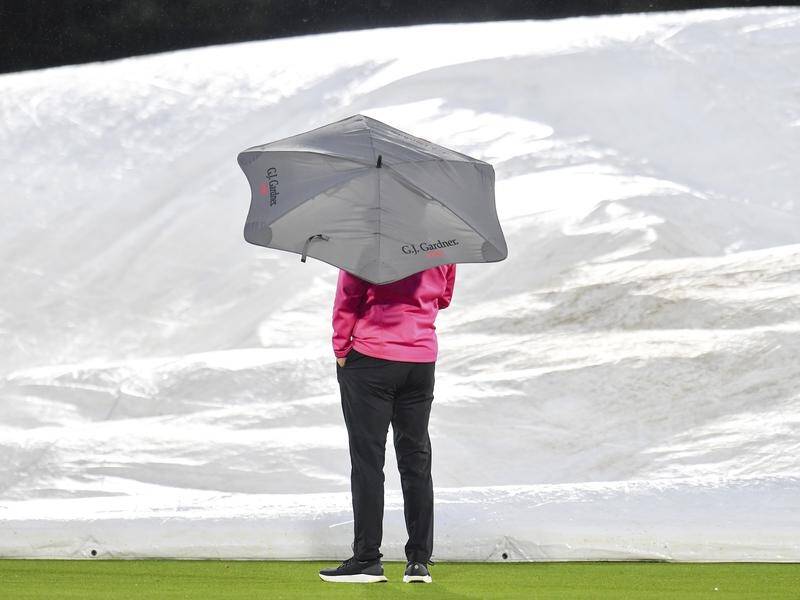 Rain washed out the second ODI between touring Sri Lanka and New Zealand in Christchurch. (AP PHOTO)