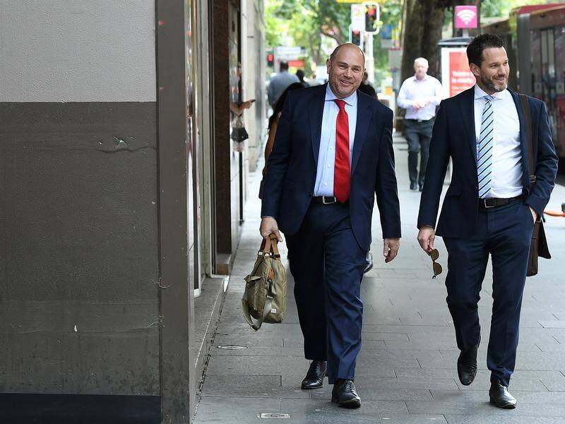 Former NSW Labor boss Jamie Clements (L) has given evidence at the ICAC into political donations.