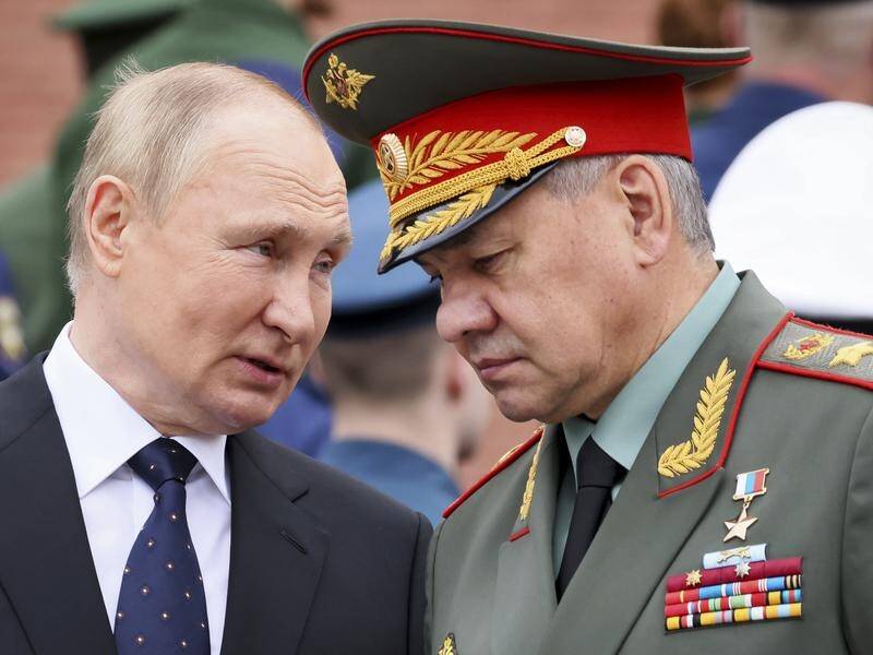 Vladimir Putin has congratulated Russia's troops on their "victories in the Luhansk direction".
