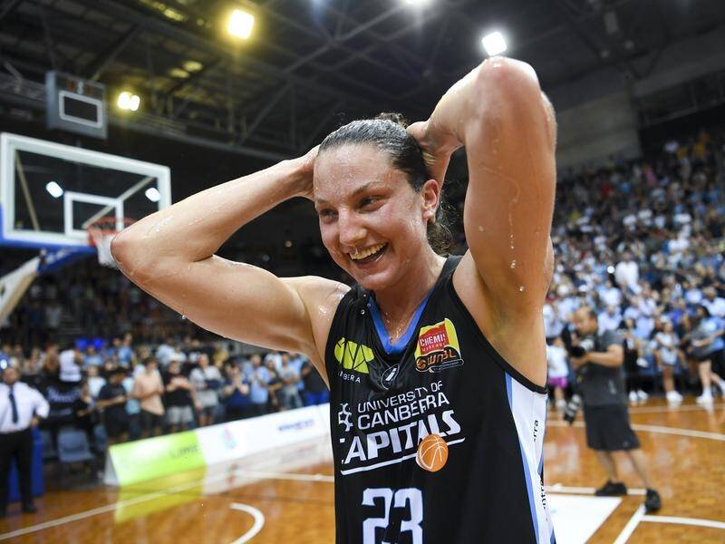 Kelsey Griffin capped her return to the WNBL by leading her new team Canberra to their eighth title.