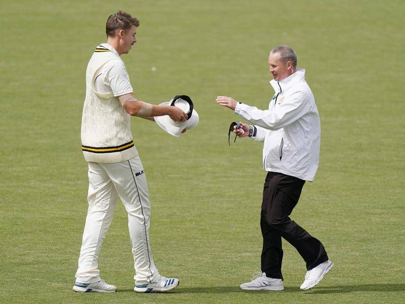 Passing cricket gear from players to umpires could be banned under new COVID-19 safety regulations.