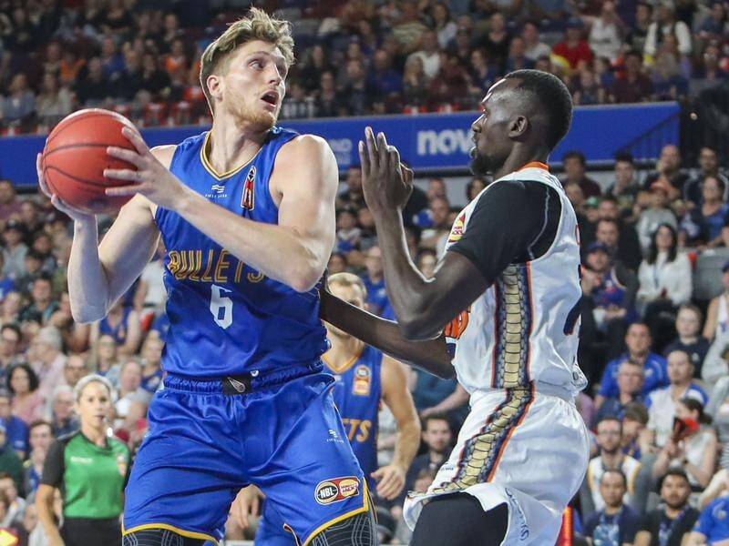 Matt Hodgson carded 14-points, four rebounds and two blocks in the Bullett's NBL win over Cairns.