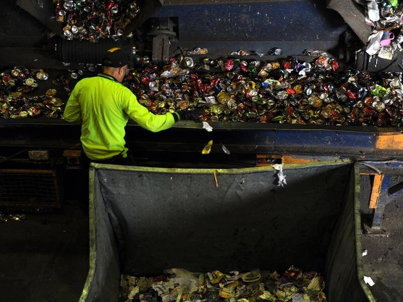 Critics say the NSW government is not spending enough of its waste levy revenue on recycling.