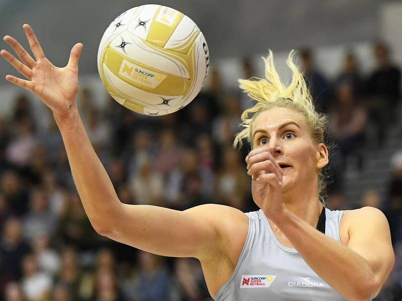 April Brandley is juggling more than her Super Netball duties in the competition's Queensland hub.
