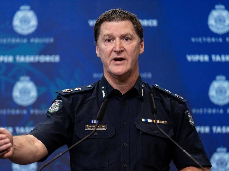Victoria's Chief Commissioner Shane Patton says it will take time to slow the number of burglaries. (Diego Fedele/AAP PHOTOS)