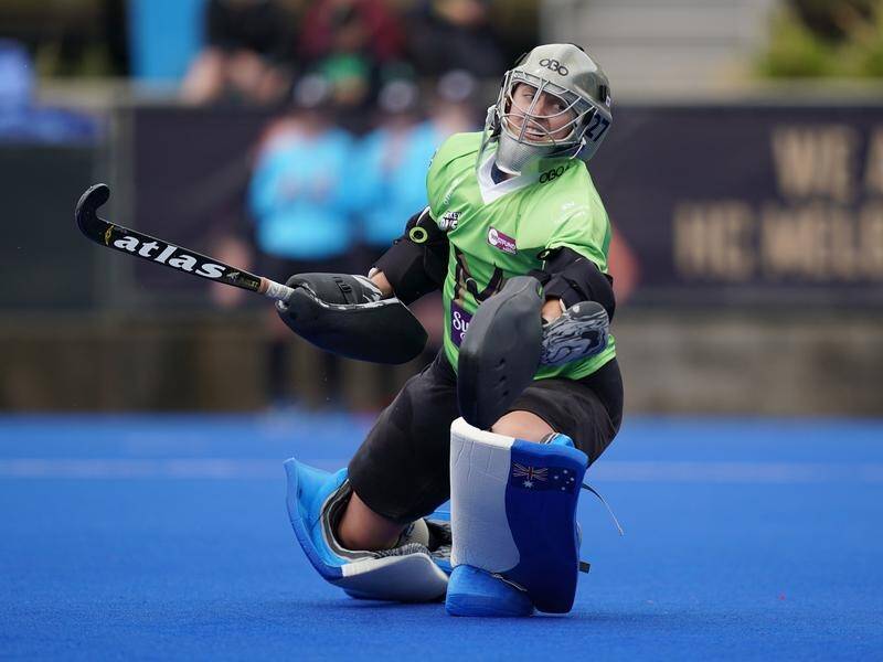 Goalkeeper Rachael Lynch is among the 16-player Hockeyroos squad named for Tokyo Olympic Games.