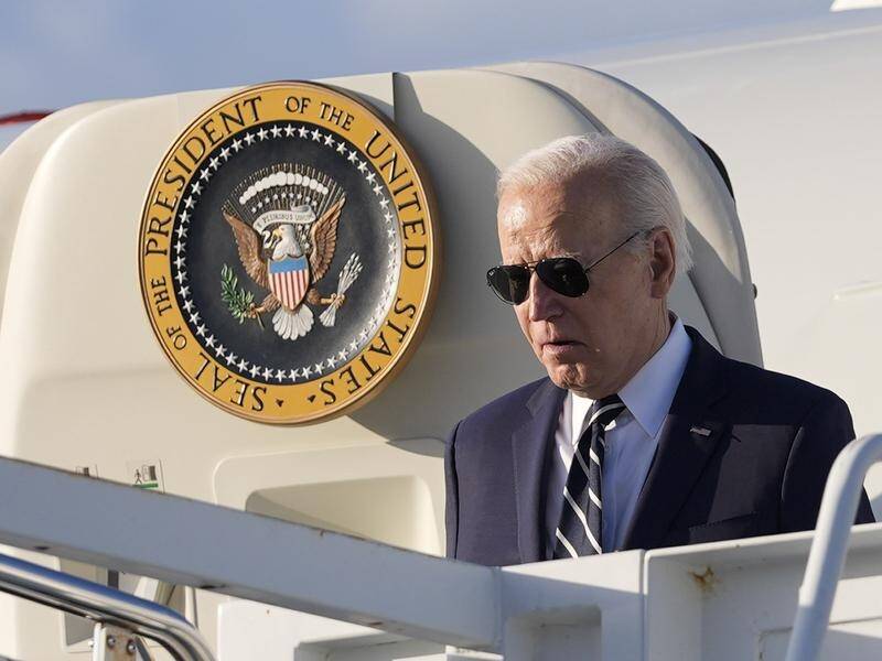 US President Joe Biden has returned to Washington amid the growing Israel-Iran conflict. (AP PHOTO)