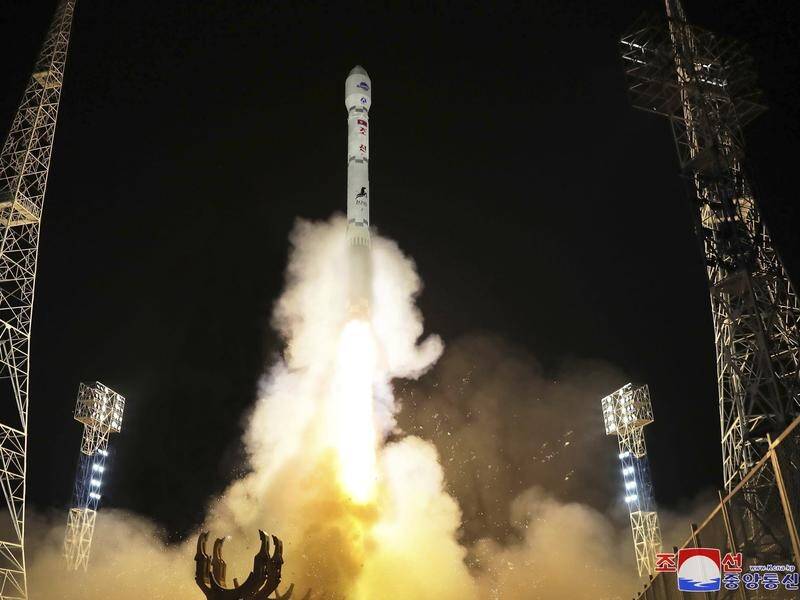 North Korea launch the Malligyong-1, a military spy satellite, into orbit last week. (AP PHOTO)