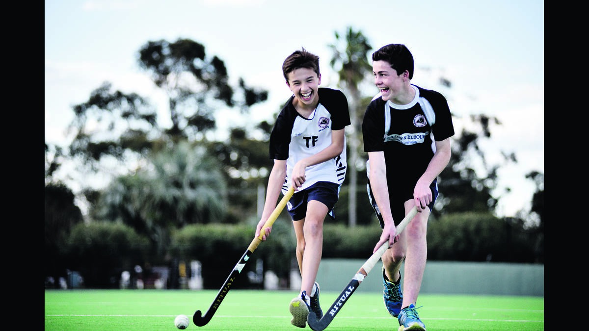 NATIONAL ADVENTURE:  Maitland Rams teammates Tom Forbes and Josh Magann will play for NSW at the Australian under-13 championships.  	Picture by CATH BOWEN 