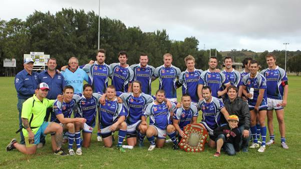 The Colts received the Scanlon Shield for winning the preseason competition.