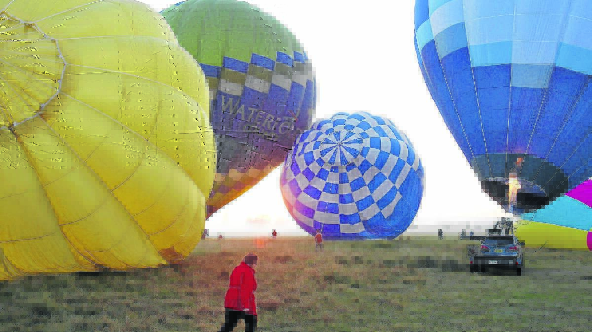 BALLOON FIESTA: Enjoy soaring above the Hunter Valley vineyards in a hot air balloon.