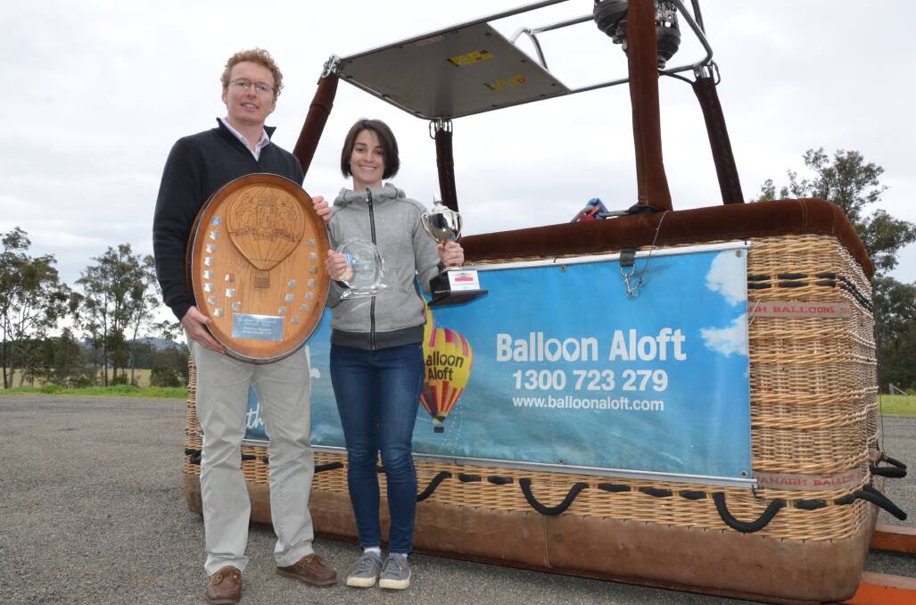 SOARING SUCCESS: Husband and wife balloonists Matthew and Nicola Scaife.