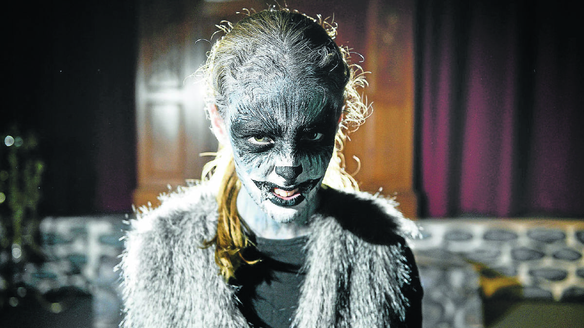 ‘MAGICAL STORY’:  Gemma Cox as the Alpha Wolf.  	Picture by PERRY DUFFIN