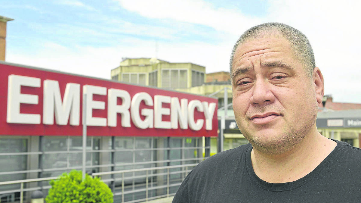 GET INVOLVED:  Save Maitland Hospital Action Group organiser Shane Anderson says it would be crazy if Maitlahnd Hospital was closed.  	Picture by STUART SCOTT 