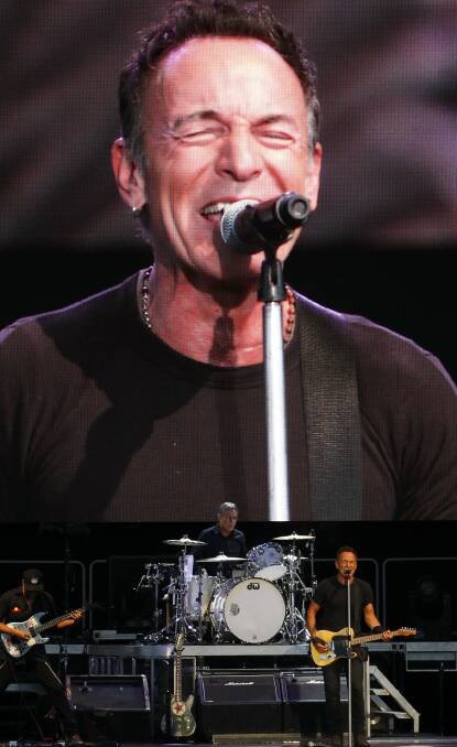 Bruce Springsteen performs at Hope Estate Winery on Saturday.