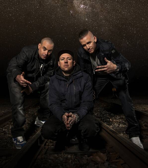 BACK IN OUR HOOD: Hilltop Hoods are back in the Hunter this October.