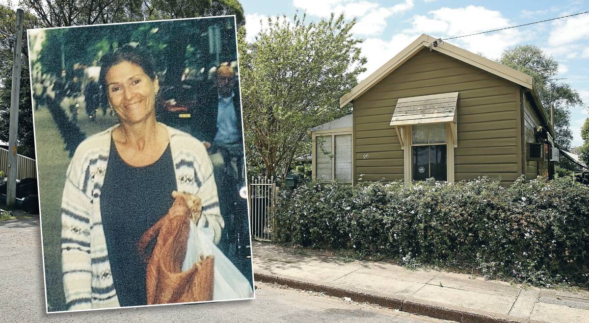 HORRIFIC: Molly Goodbun and the Maitland home where she was brutally murdered by her estranged husband in October 2016. 