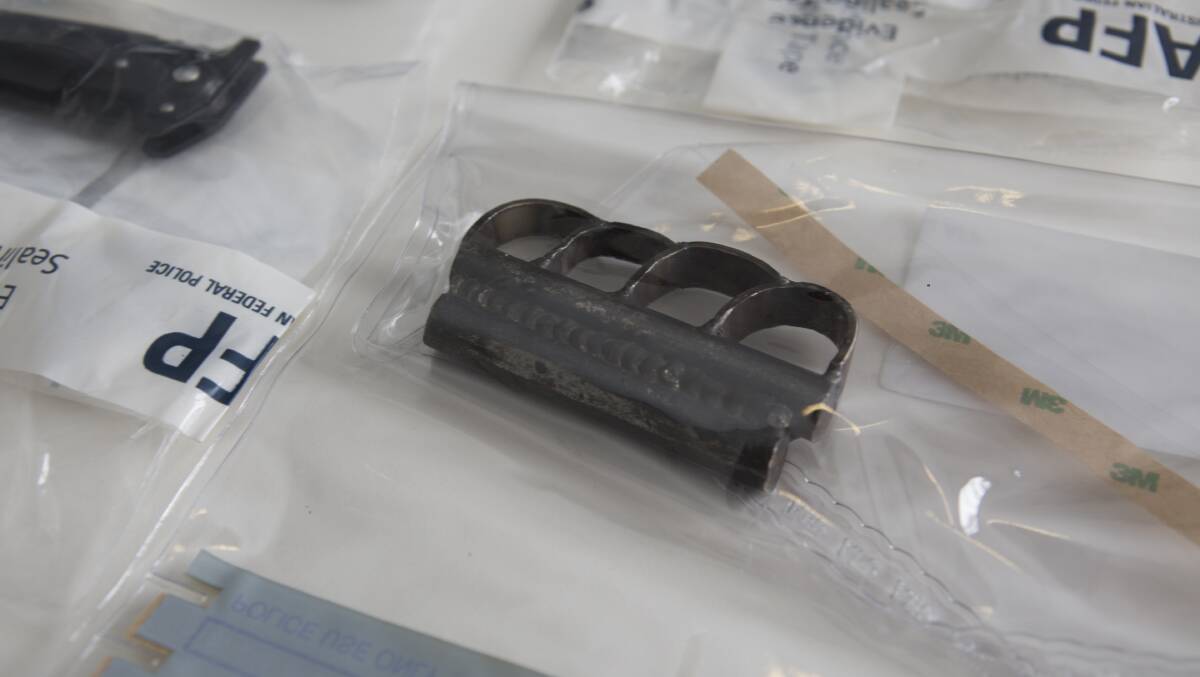 Officers seized 746 prohibited items at Australian airports. Pictures by Australian Federal Police