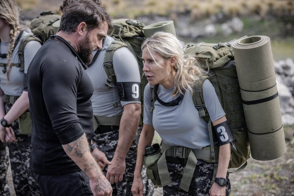 With SAS Australia chief instructor Ant Middleton. Picture: Supplied