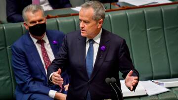 NDIS Minister Bill Shorten said the former government overestimated the cost of the scheme. Picture: Elesa Kurtz