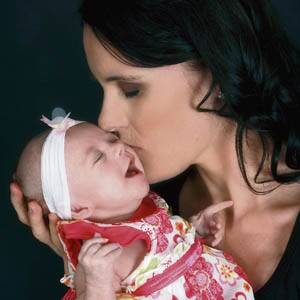 PRECIOUS GIFT: Jessica Boyson with Mollyjane. - Picture by D&amp;V Photography