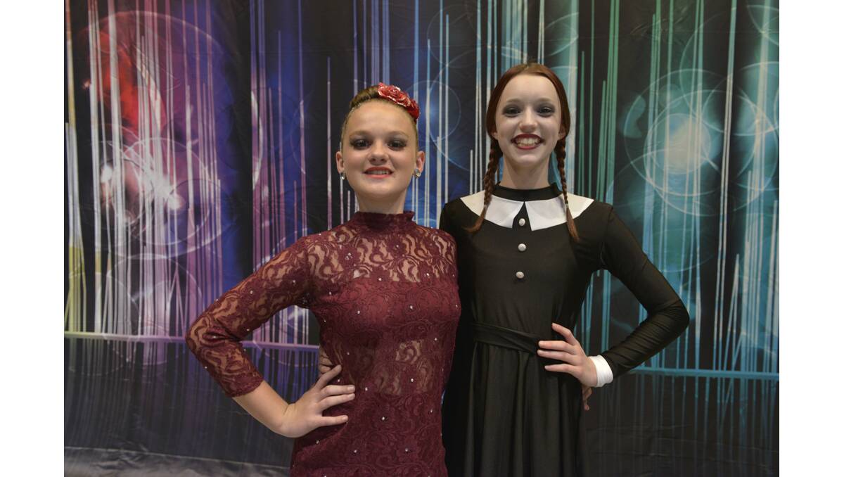 STEPPING OUT: Tahlia Harris and Felicity Jackson, both from the Central Coast.