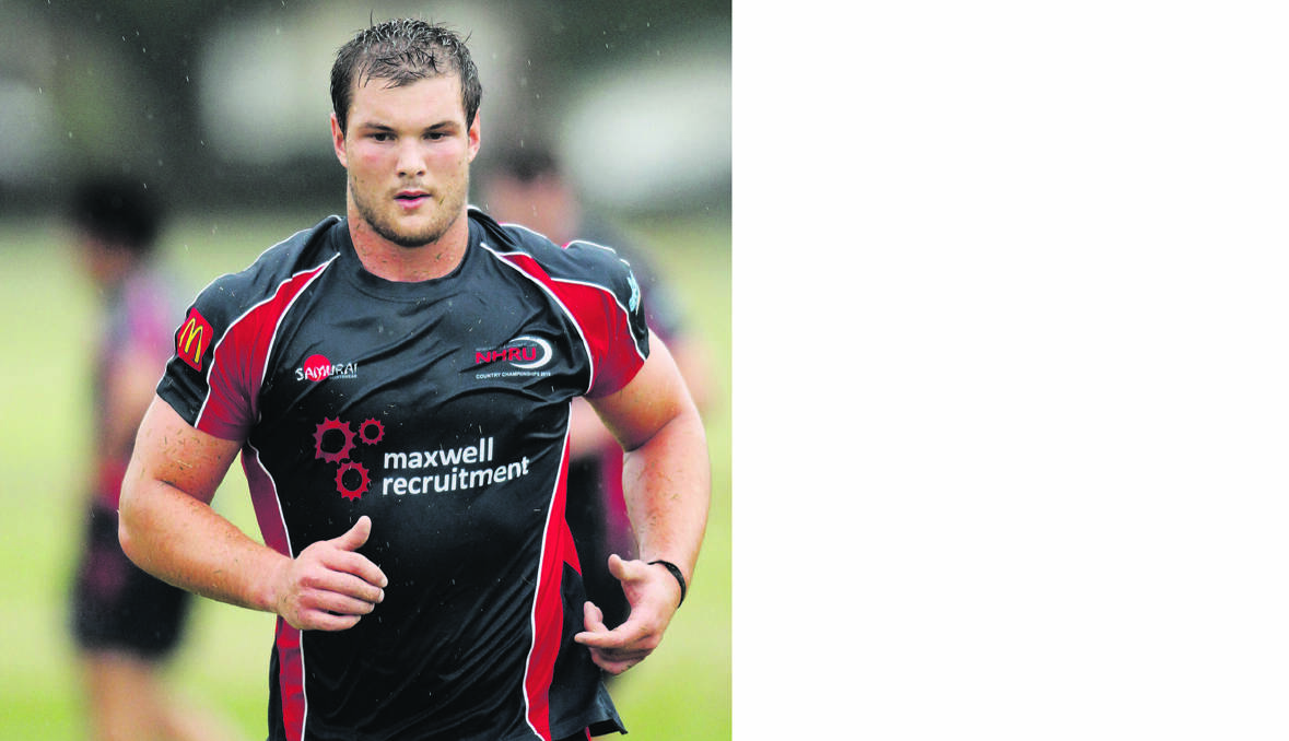 AU REVOIR: Maitland Blacks forward Michael Howell has signed to play rugby in France.