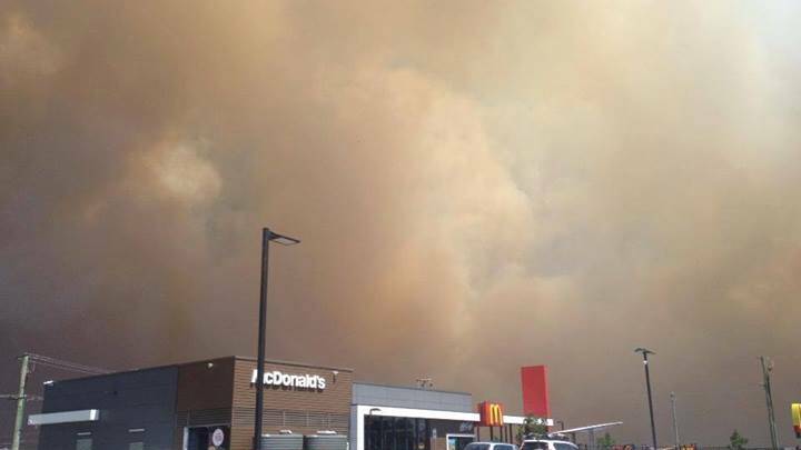 Williamtown McDonald's. Pic: NSW Incident Alerts Facebook.