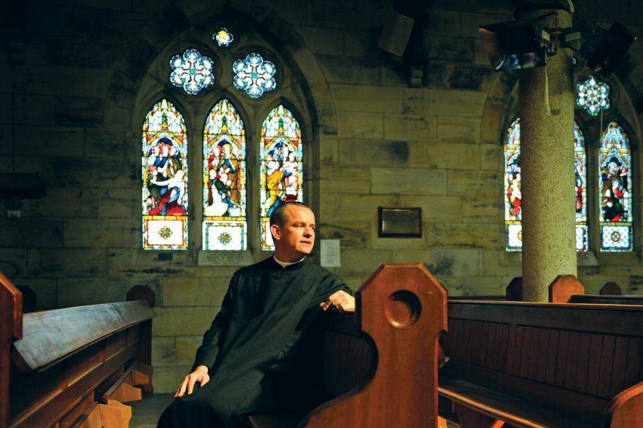 Father David Battrick. Pic: Marina Neil