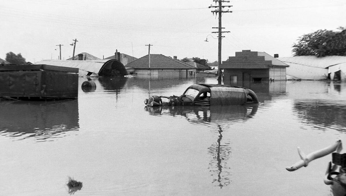 Images from the devastating 1955 flood.