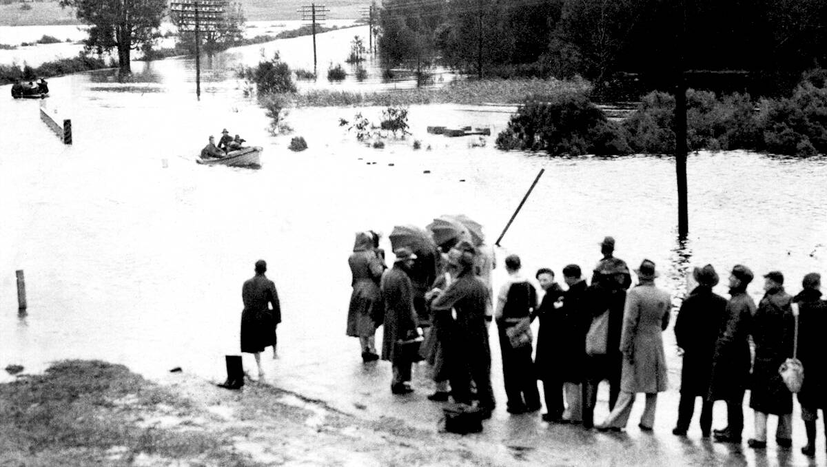 Images from the devastating 1955 flood.