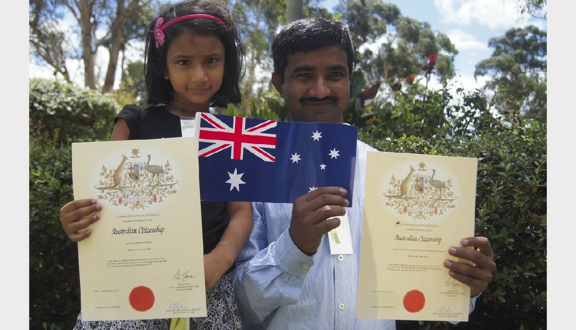 Divija Bhupatiraju and Venkata Bhupatiraju have become Australian citizens.