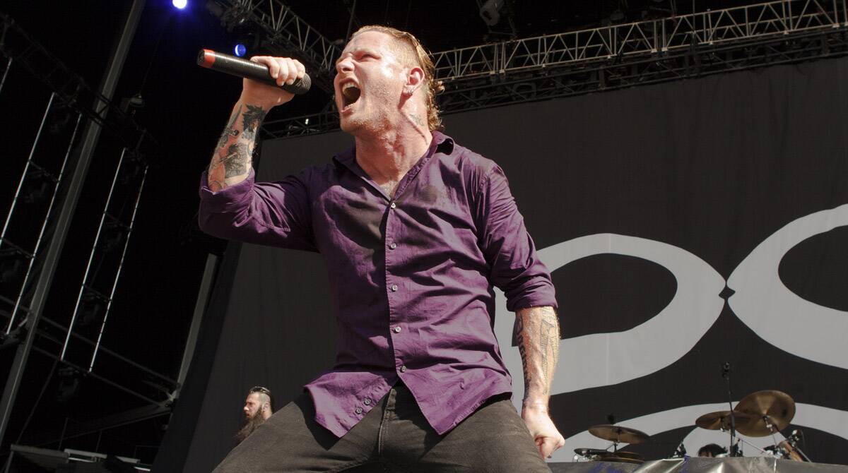 Corey Taylor of Stone Sour. Image by KEVIN BULL